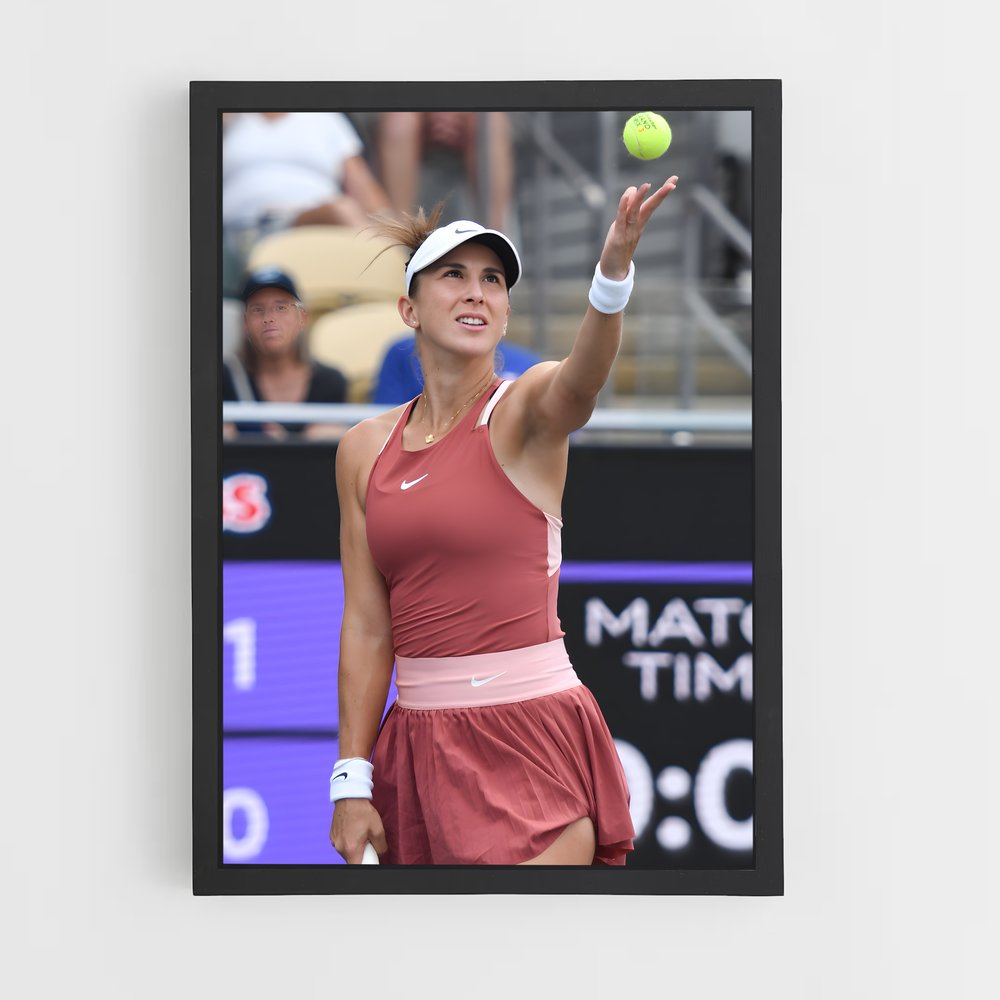 Poster Ace of Heart – affiche Tennis (vue 2)